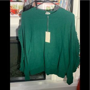 A New Day Ruffle Sleeve Sweater X-Small